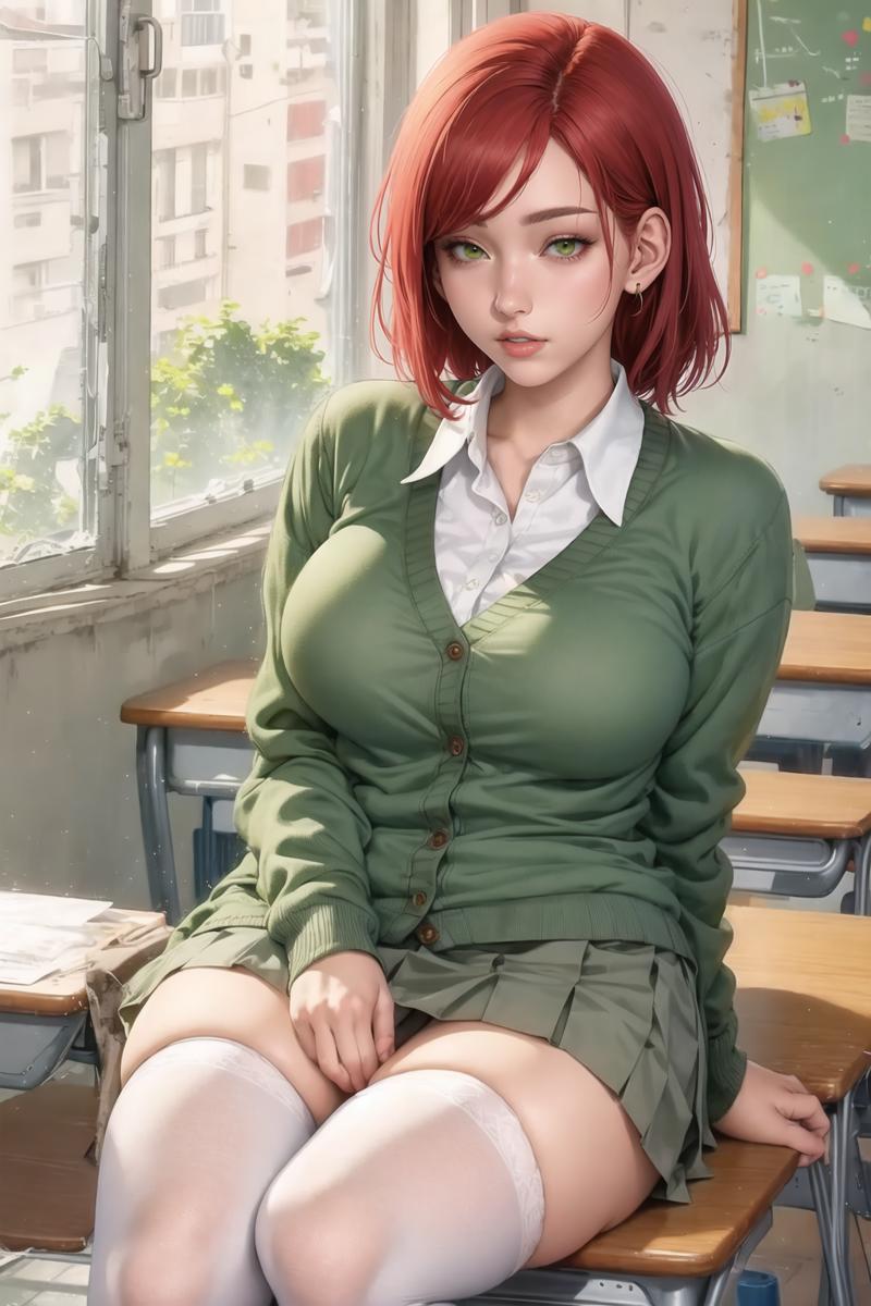 22319-3157299766-best quality_1.2 , dark grey cardigan, white collared shirt, (army green skirt), white thighhighs, thick thighs , red hair , par.png